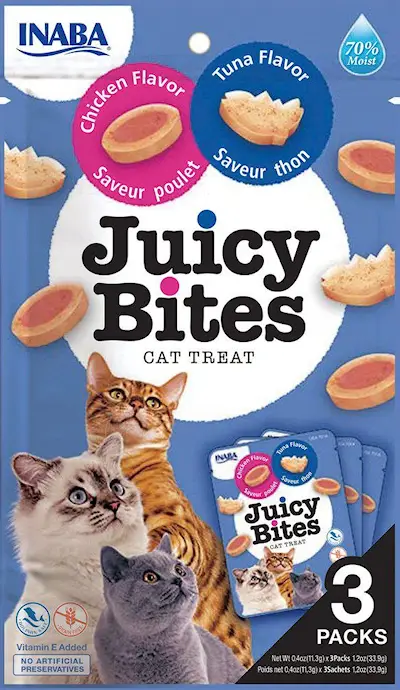 Cat Juicy Bites Chicken & Tuna
