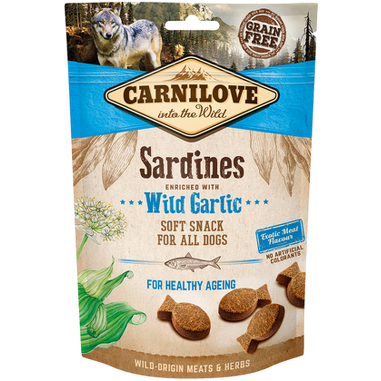 Carnilove - Dog Semi Moist Sardines & Wild Garlic 200 g - Hund - Hundgodis - ZOO.se