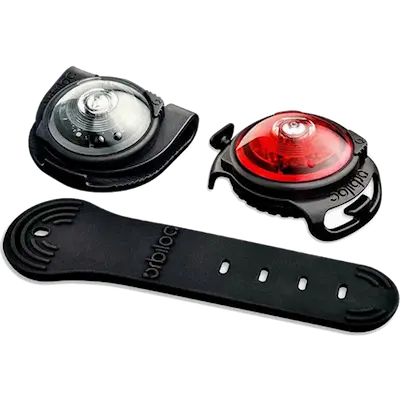 Safety Light Twin Pack & LED - With Clip & Adjustable Strap