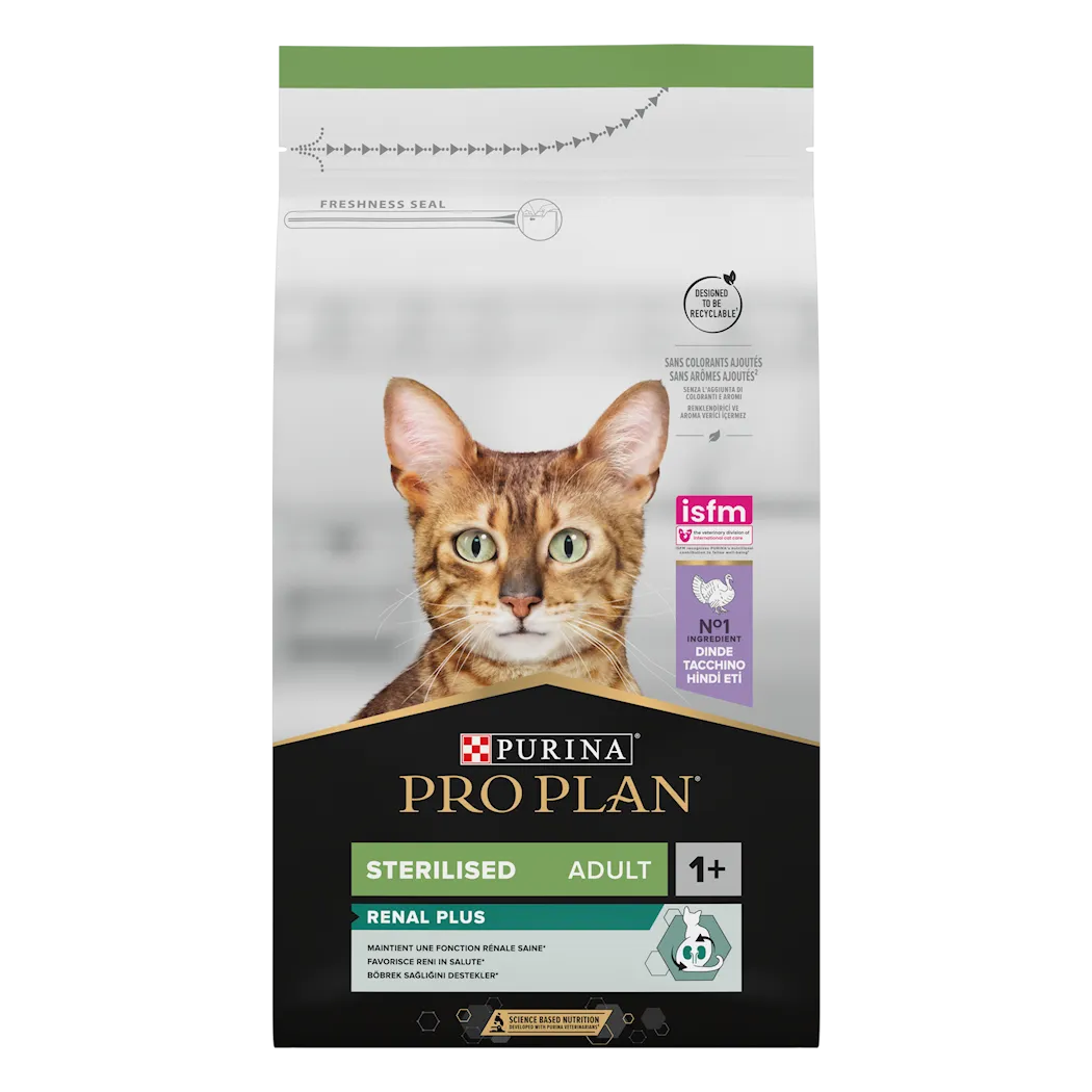 Purina Pro Plan Cat Adult Sterilised Optirenal® Turkey
