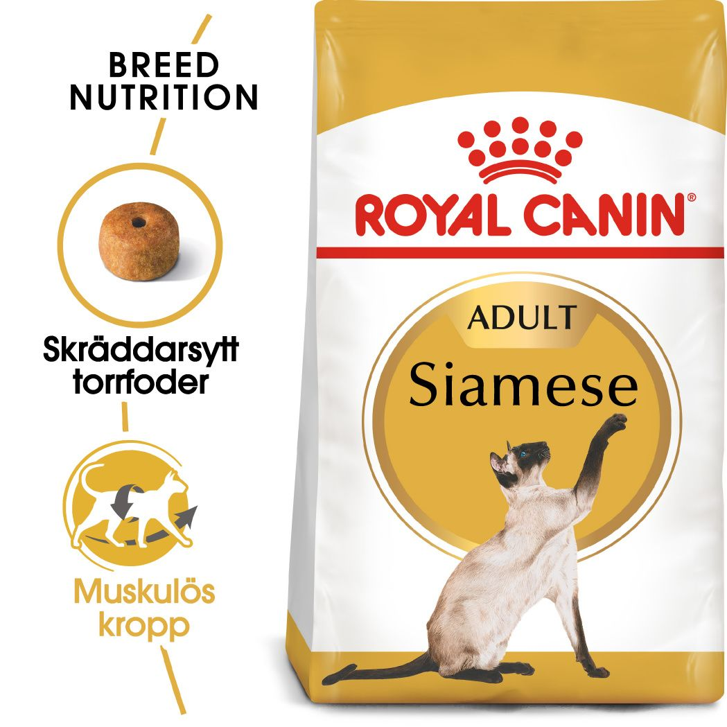 Siamese Adult Torrfoder för katt 2 kg