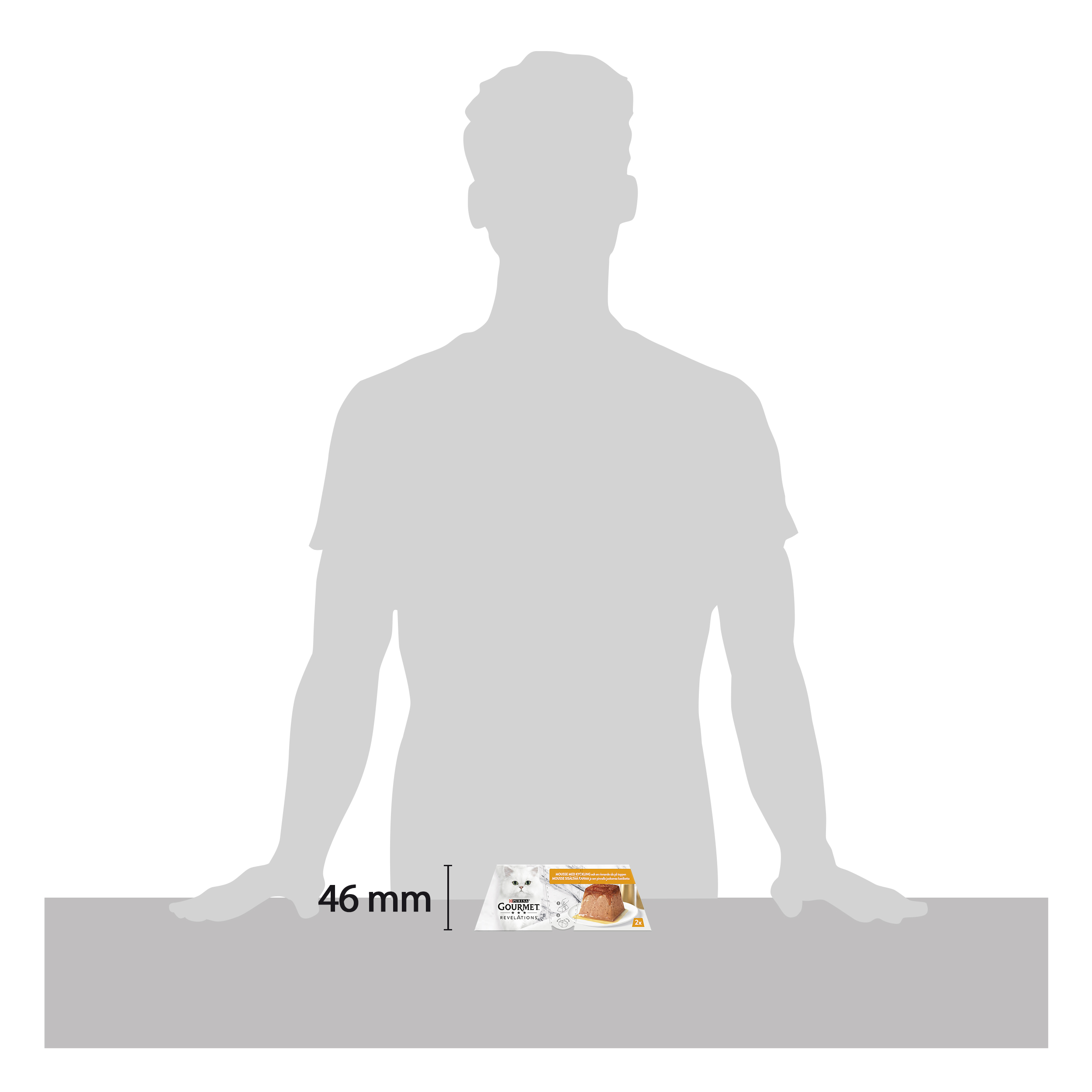 2 GOURMET™ REVELATIONS™ Mousse Pyramid with Chicke