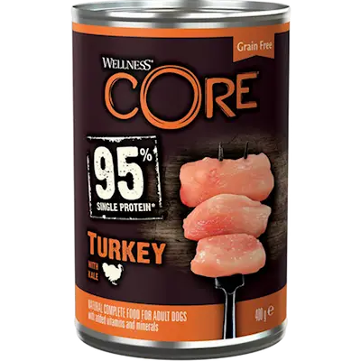 Dog Adult 95% Single Protein All Breed Turkey & Kale Wet