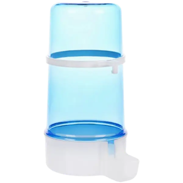 Vann- og fôringsfontene Neri XL Blå/Hvit 15x7,5c