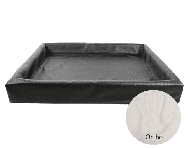 Biabädd Ortho Svart Square Nr 7  100 x 120 cm