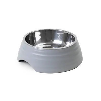 Food bowl Ripple Gray S