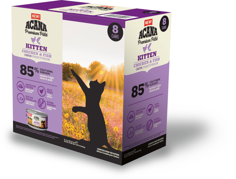 Acana - Cat Premium paté Kitten Chicken/ Fish 85 g x 8-pack - Katt - ZOO.se